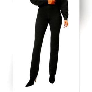 NWT Good American Black Stretch Pants Size 1